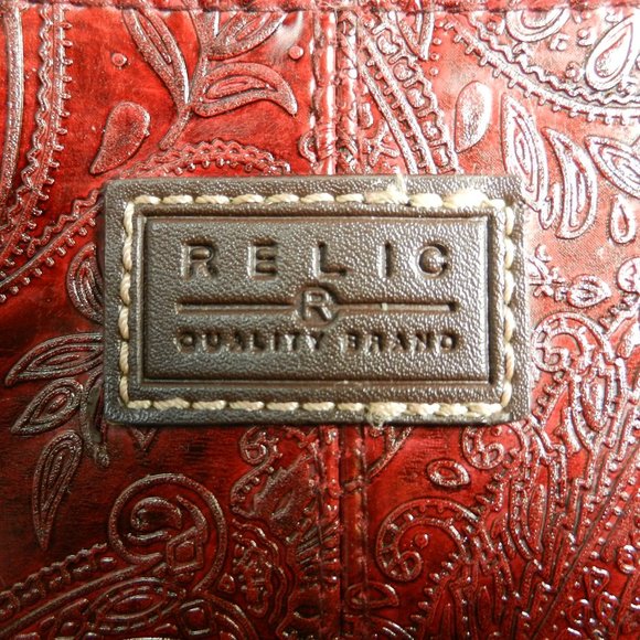 FOSSIL - Paisley Tooled Leather - Picture 2 of 10